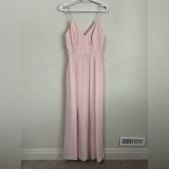 After Six Blush Maxi Dress - Picture 1 of 10